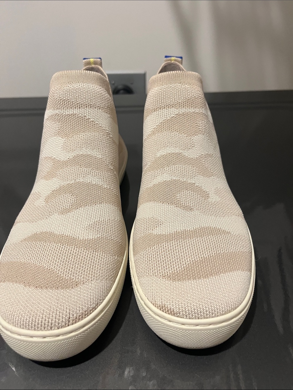 Rothy's Women's Knit Chelsea Booties in Beige